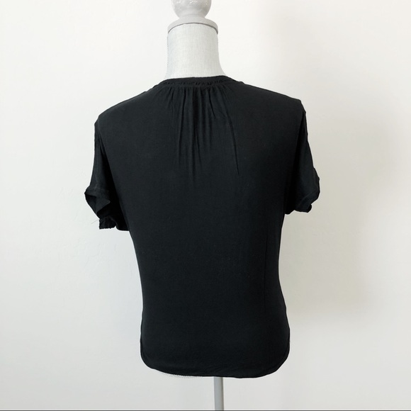 Anthropologie Bordeaux Amelia Wrap Top - Picture 5 of 6